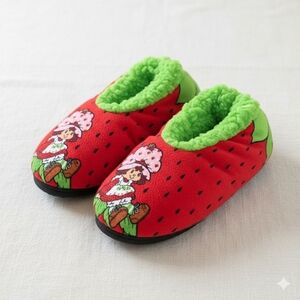 Strawberry-Themed Kids One Piece Slippers